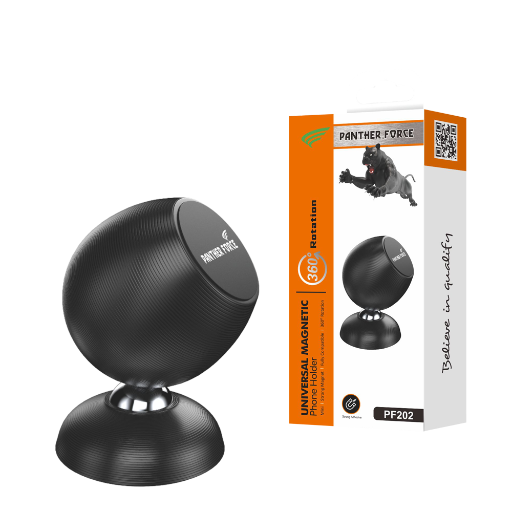 Panther Force Magnetic Phone Holder - PF202 - 360° Rotatable Car Mount, Strong Magnetic Grip, Easy One-Hand Operation, Universal Compatibility, Compact & Durable Design Panther Force Magnetic Phone Holder - PF202 - 360° Rotatable Car Mount, Strong Magnetic Grip, Easy One-Hand Operation, Universal Compatibility, Compact & Durable Design